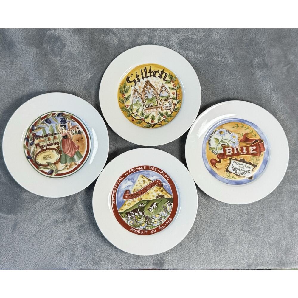 Vintage Restoration Hardware Cheese Plate Set 4 Hors D’oeuvres Appetizer Set 1